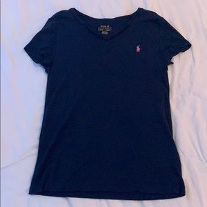 Navy blue Polo Ralph Lauren blouse.